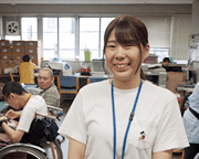 生活支援員 飯室和花奈さんの写真