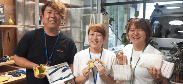 横浜市つたのは学園・白石さん、梶原さん、天津さんの写真