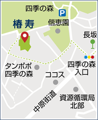 椿寿 アクセスマップ