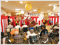 椿寿 院内でのイベント写真